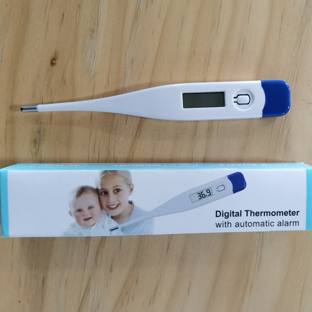 Digital Thermometer with automatic alarm — বক্সসহ